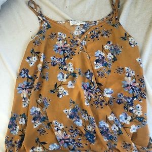 Floral tank top